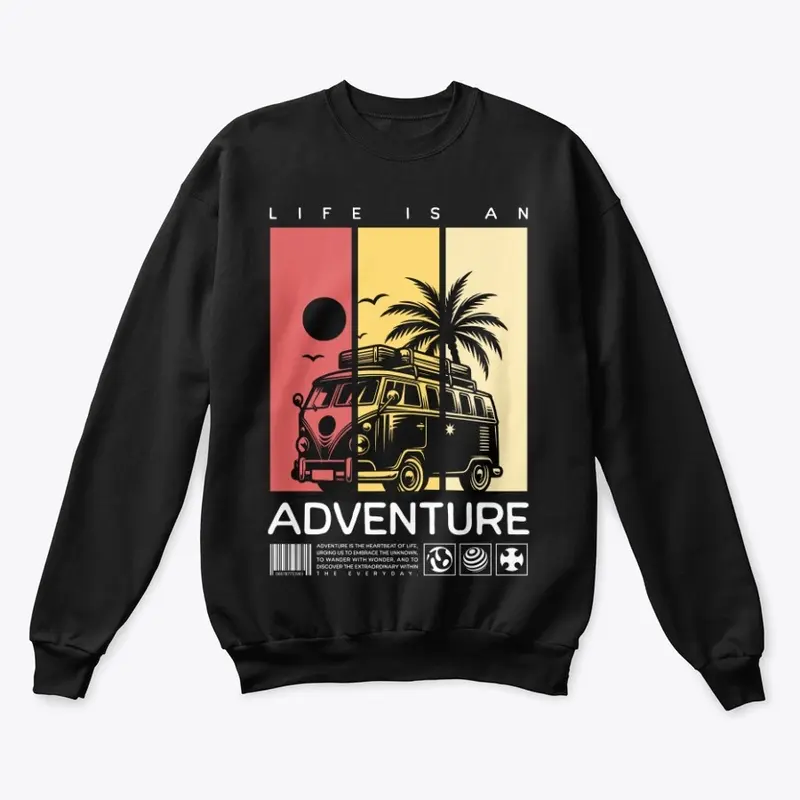 Life is an Adventure: Travel Quote Tee