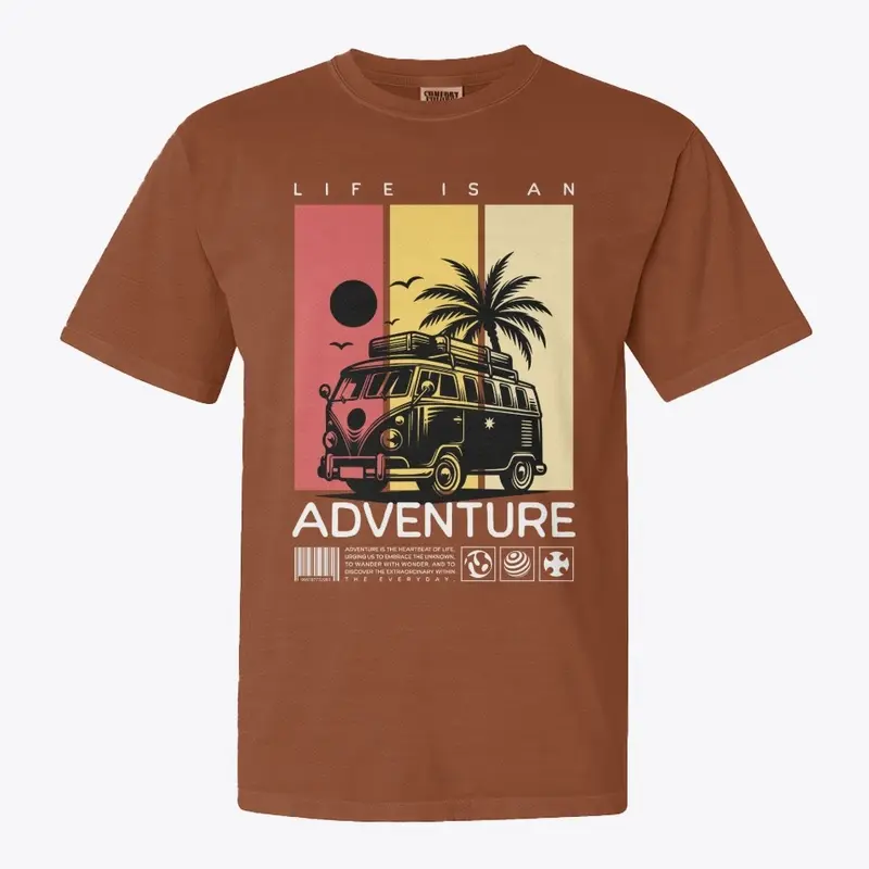 Life is an Adventure: Travel Quote Tee