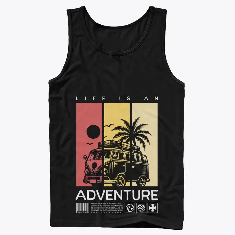 Life is an Adventure: Travel Quote Tee