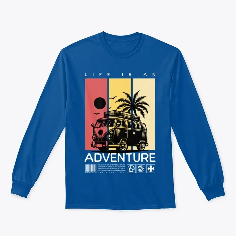 Life is an Adventure: Travel Quote Tee