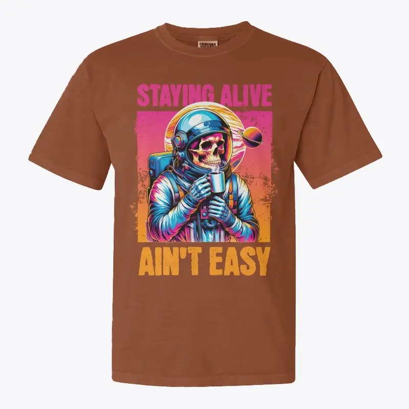 Staying Alive Ain't Easy: Space Skeleton