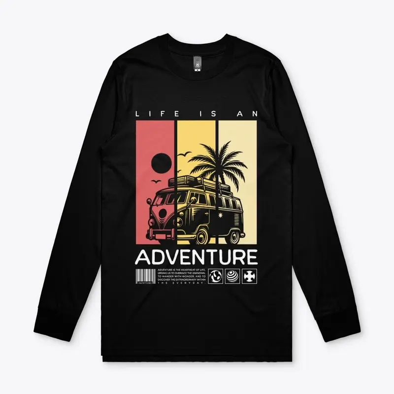 Life is an Adventure: Travel Quote Tee