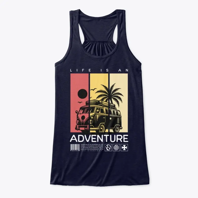 Life is an Adventure: Travel Quote Tee