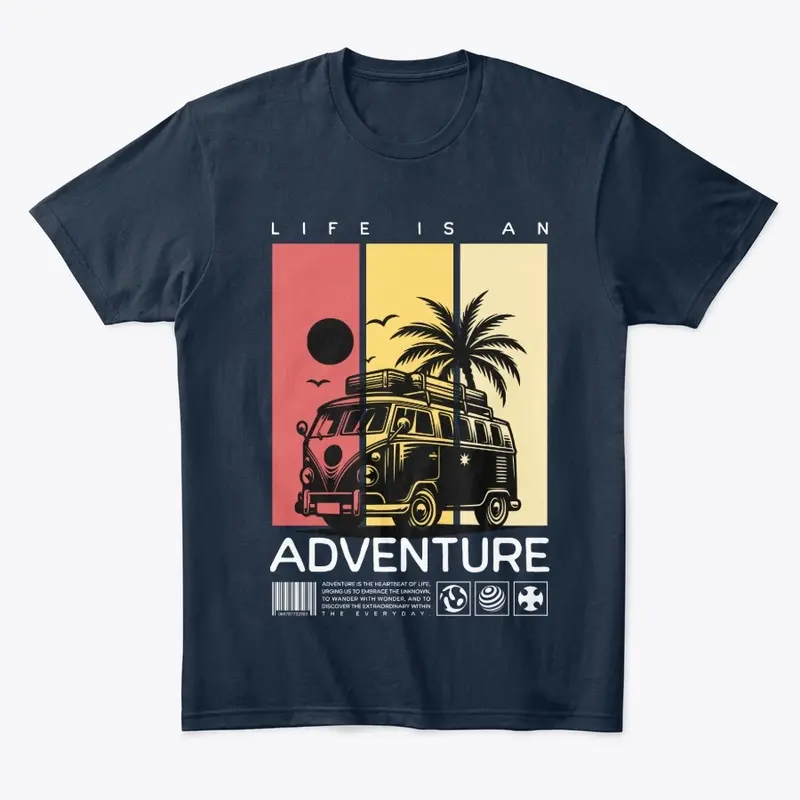 Life is an Adventure: Travel Quote Tee